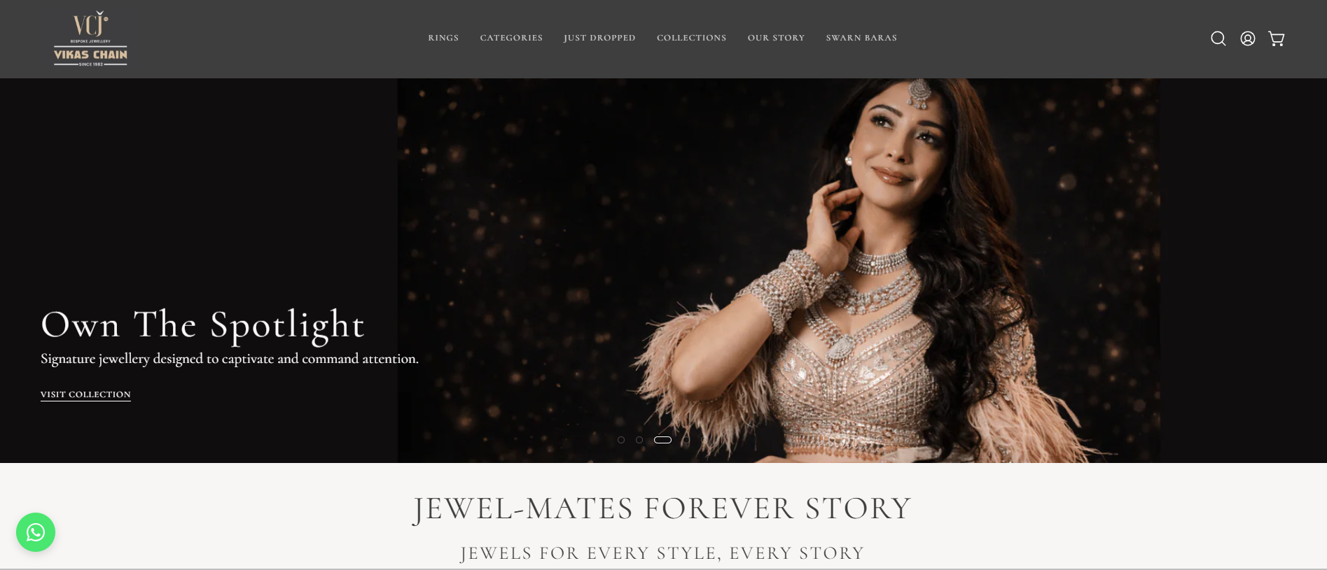 VCJ Bespoke website — slide 2